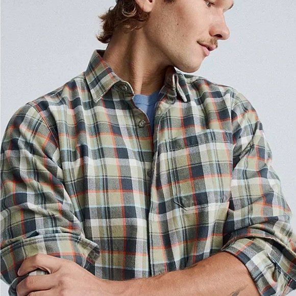 Eddie Bauer Multicolor Plaid Casual Shirt NWT - Picture 4 of 13